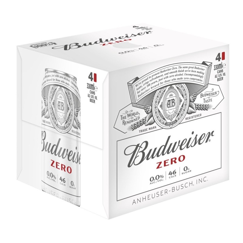 Budweiser 0.0% Supplier - Glass Bottle Non-Alcoholic Beer