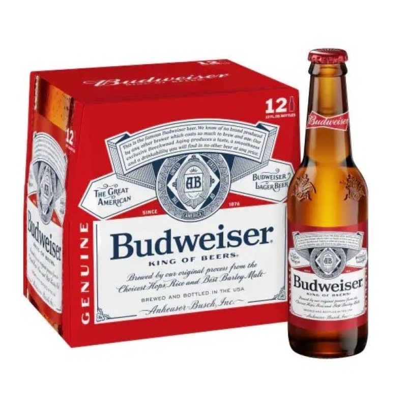 Non-Alcoholic Beer Factory - Budweiser 0.0% 330ml Bottles