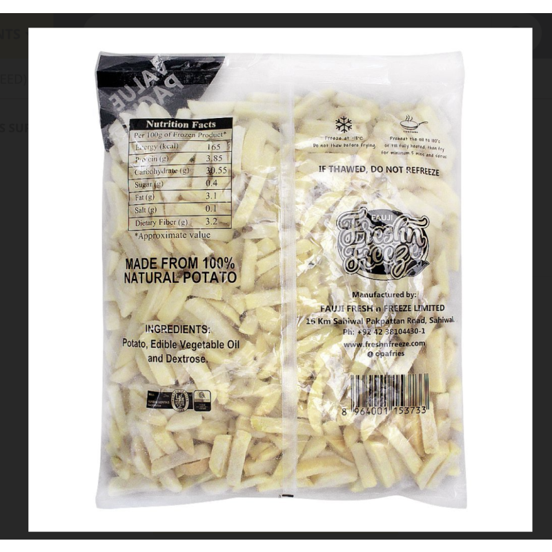 Frozen Food Manufacturer - OEM Custom Bulk Frozen Fries