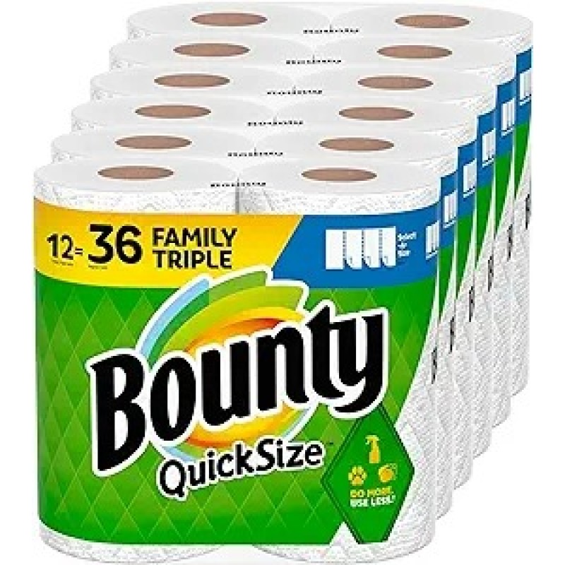 Paper Towels Factory - Bounty Select-a-Size 12 Rolls