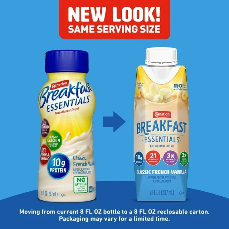 Nutritional Drink Supplier - Carnation 12 Cartons Classic