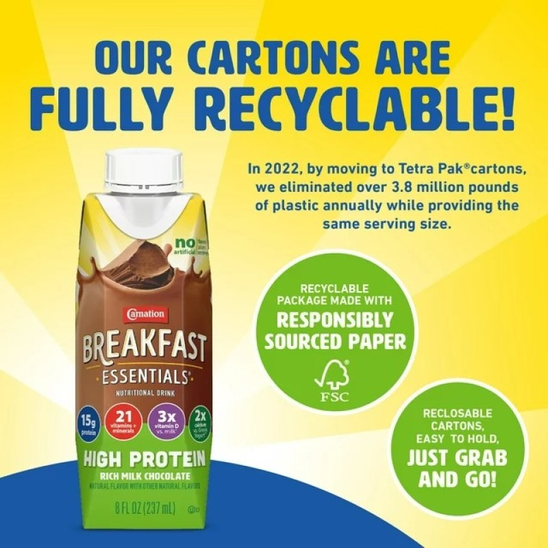 Nutritional Drink Manufacturer - Carnation High Protein Liquid