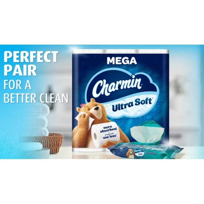 Toilet Paper Supplier - Charmin Ultra Soft 24 Mega Rolls