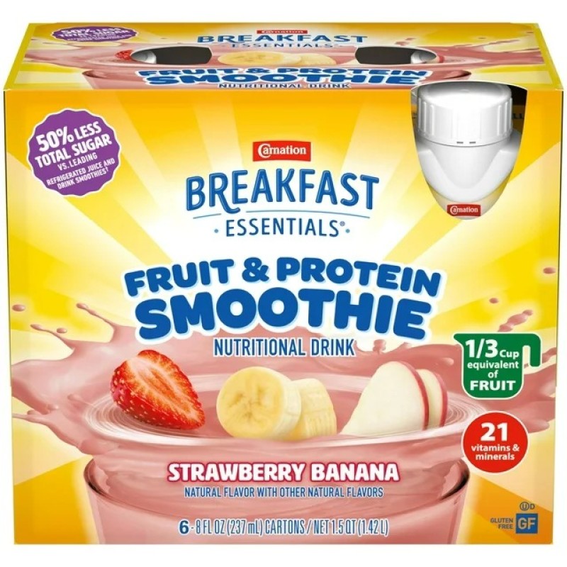 Smoothie Drink Factory - Carnation Fruit Protein 8oz