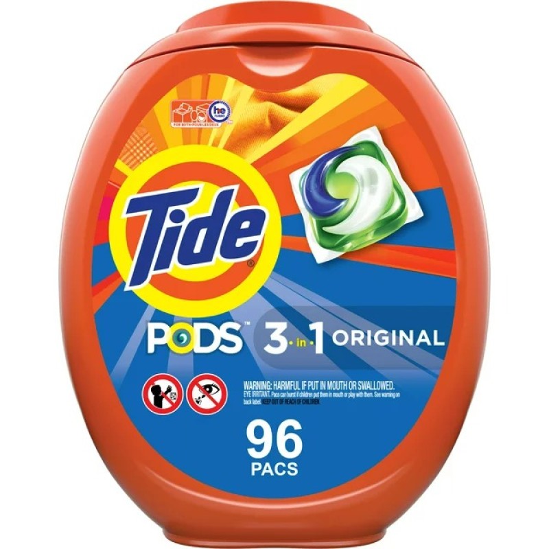 Laundry Pacs Supplier - Tide PODS Original 96 Count