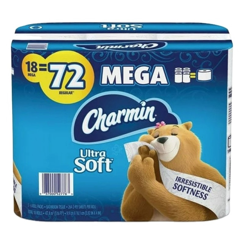 Toilet Paper Supplier - Charmin Ultra Soft 24 Mega Rolls