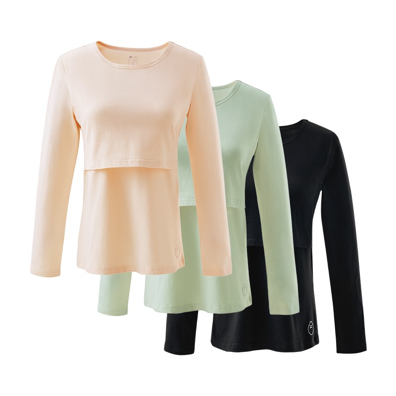 Nursing Tops Factory - OEM Custom Long Sleeve Maternity Shirts