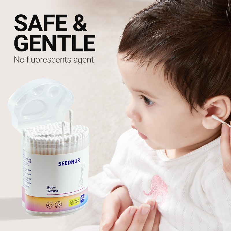 Cotton Swabs Factory - OEM Custom 100% Cotton Hygiene Swabs