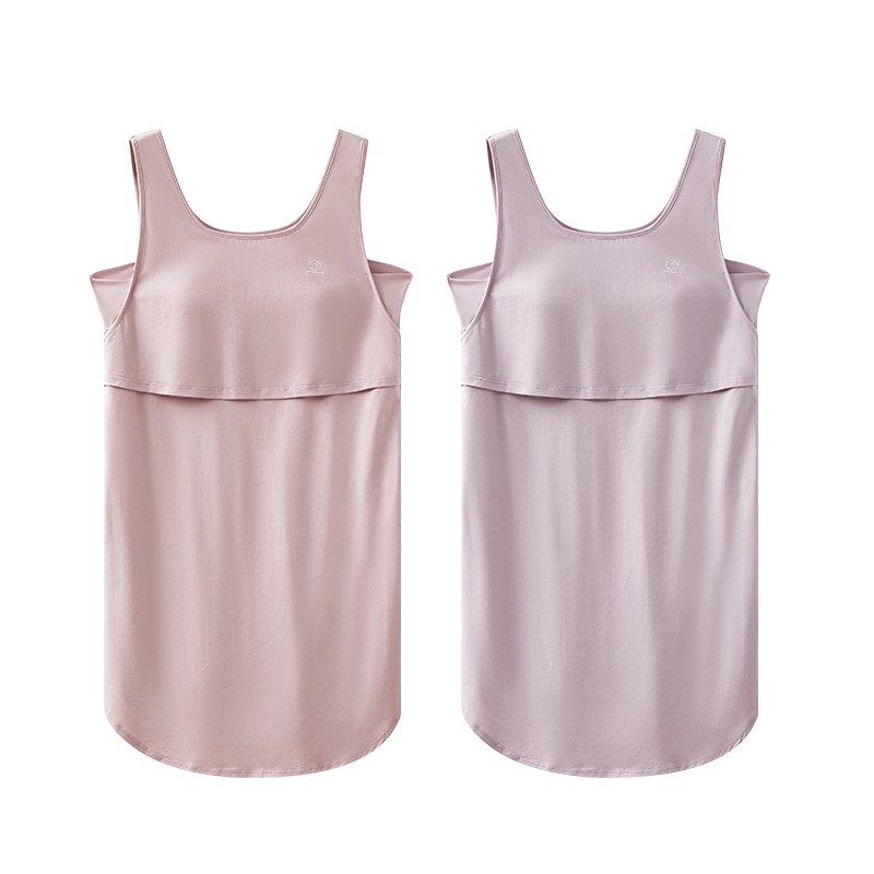 Nursing Nightgown Manufacturer - OEM Custom Built-in Pads Nightgown