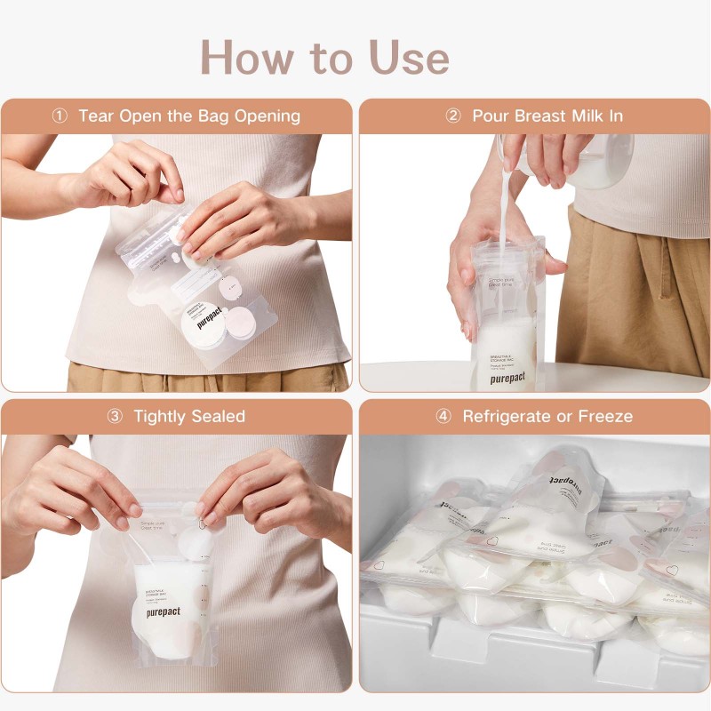 Milk Storage Bags Manufacturer - OEM Custom BPA-Free Stand-Up Bags