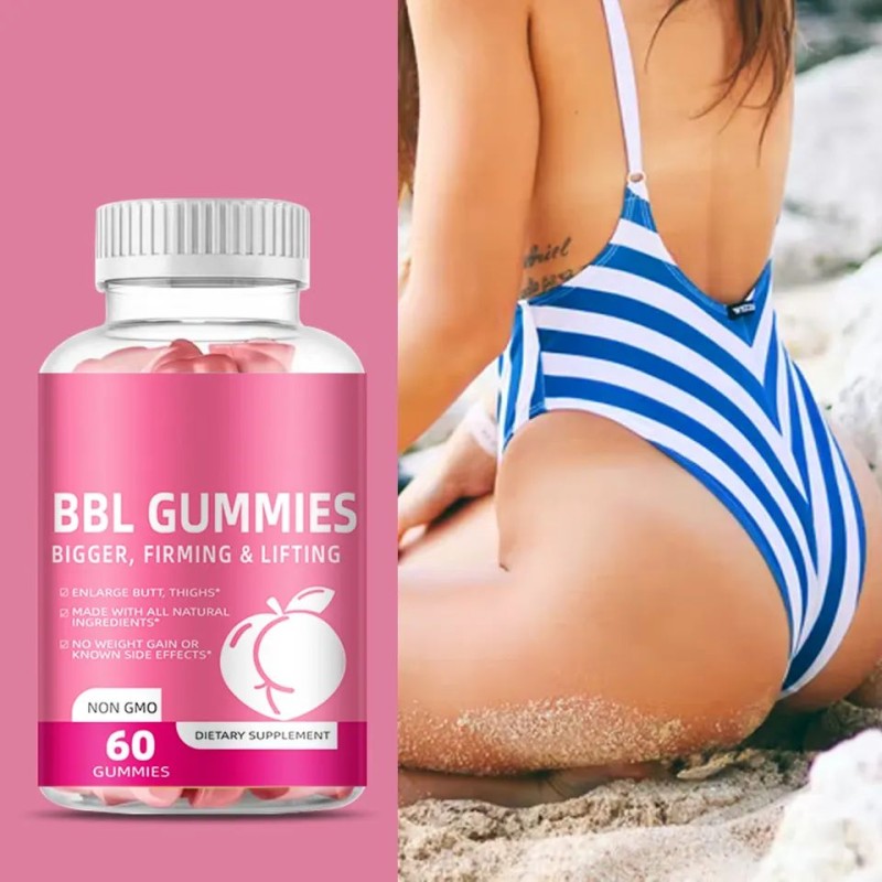 Custom Logo OEM/ODM Private Label Hip Enlargement Lifting Booty BBL Gummy/BBL Gummies