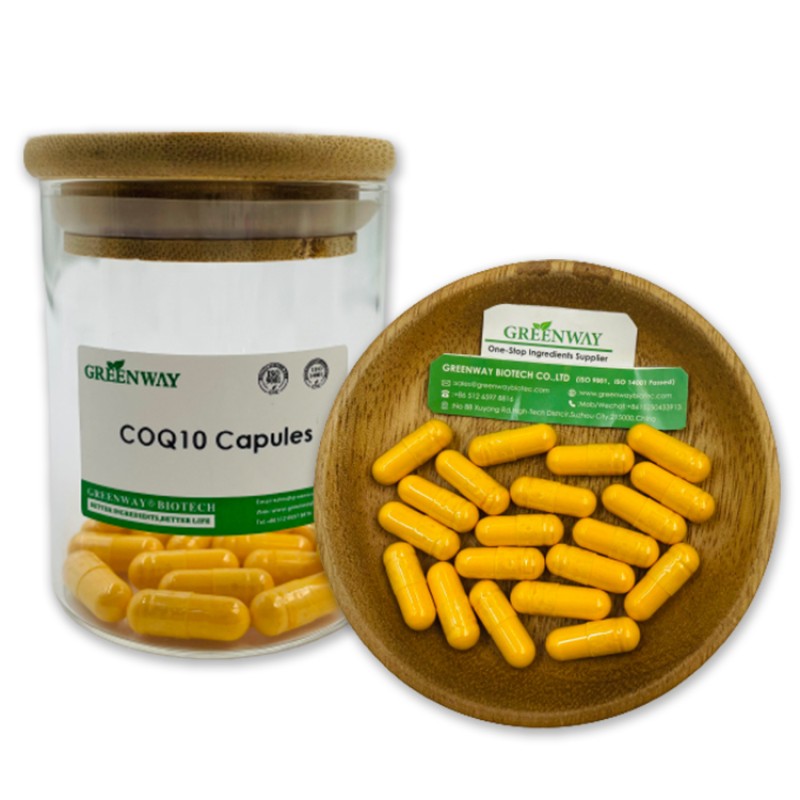 OEM Nutrition Supplement COQ10 Softgel Capsules 100mg Coenzyme Q10 Capsules