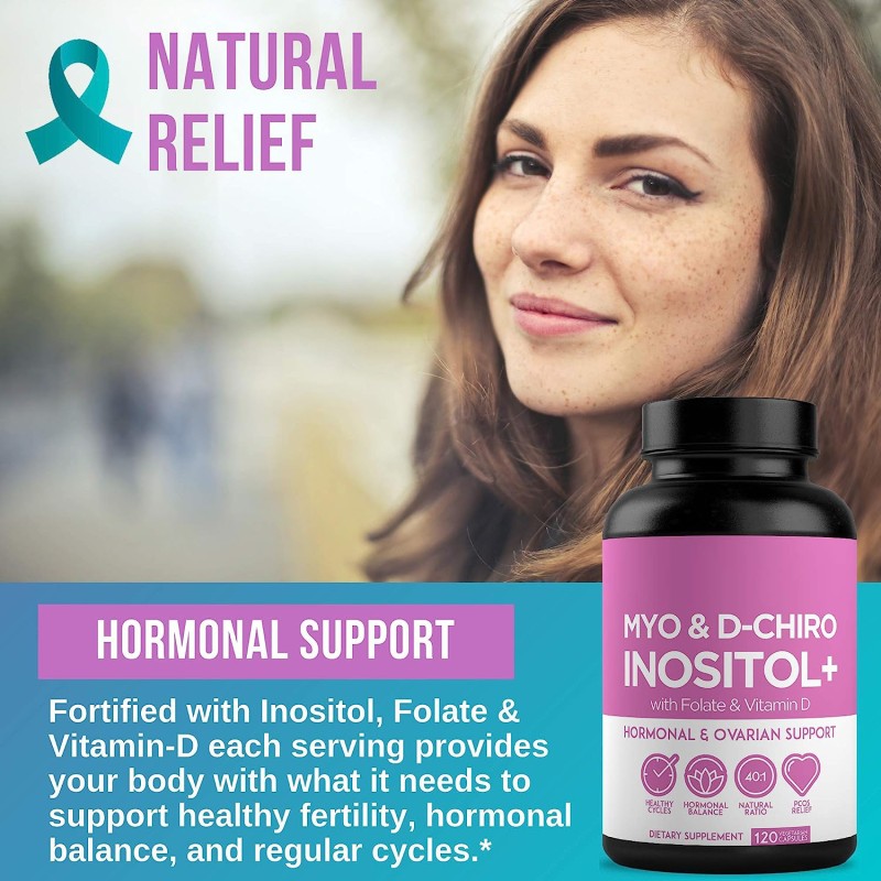 Healthy Ovarian Support and Hormonal Balance Myo-inositol Inositol Gummies