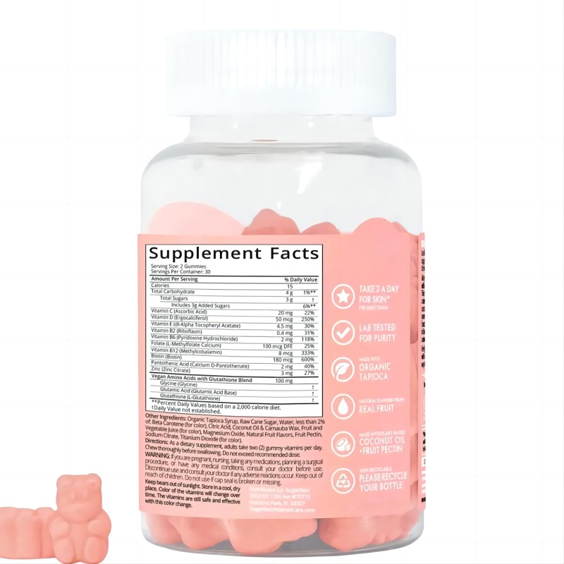 OEM Private Label Supplements Adult Organic Vitamin Collagen Gummies
