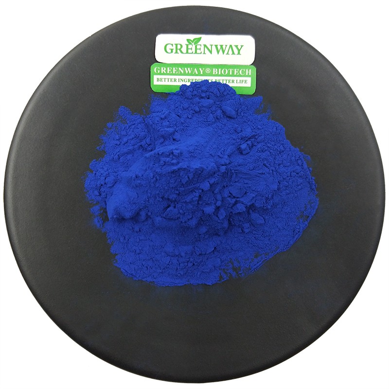 Supply Organic and Natural Blue Spirulina E18 Phycocyanin Powder