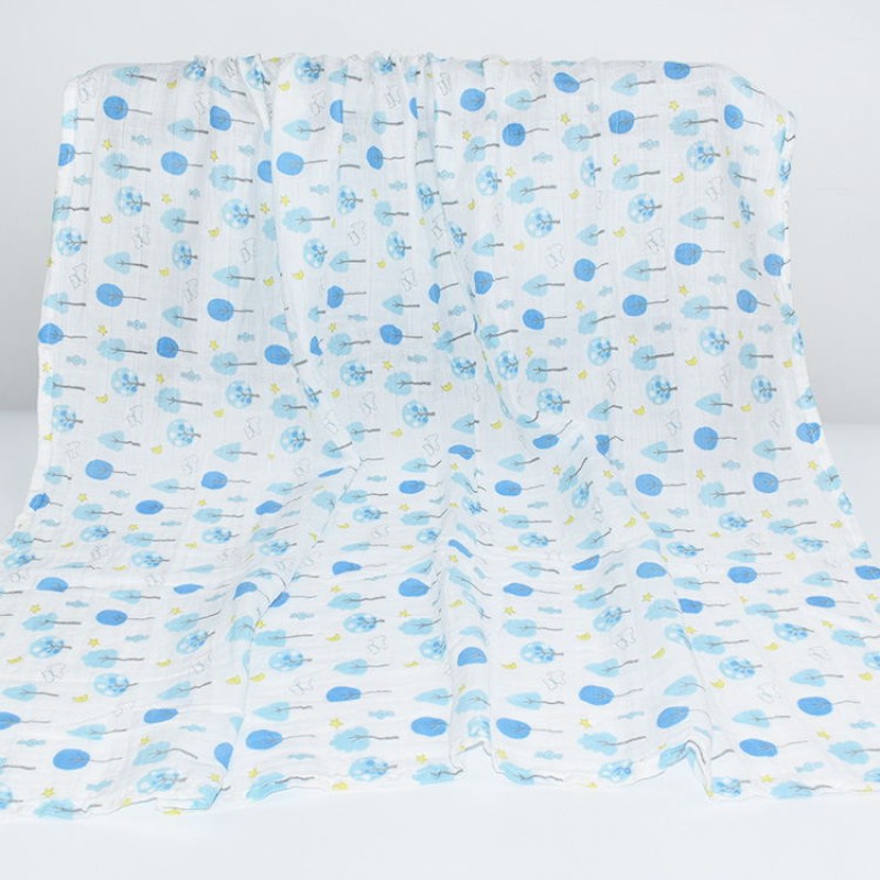Baby Blanket Factory - OEM Custom Printed Cotton Swaddle Blanket