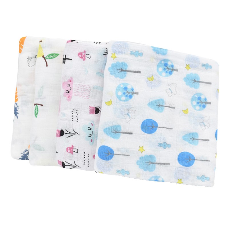 Baby Blanket Manufacturer - OEM Custom Cotton Muslin Receiving Blanket