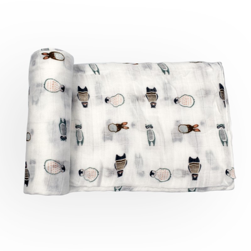 Baby Blanket Manufacturer - OEM Custom Cotton Muslin Receiving Blanket