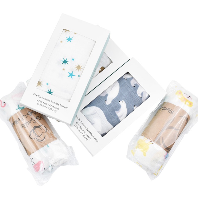 Baby Blanket Manufacturer - OEM Custom 2 Layers Muslin Blanket