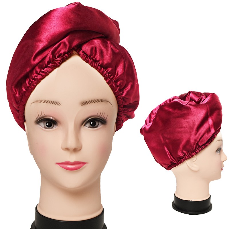 Hair Towel Manufacturer - OEM Custom Satin Silk Hair Turban