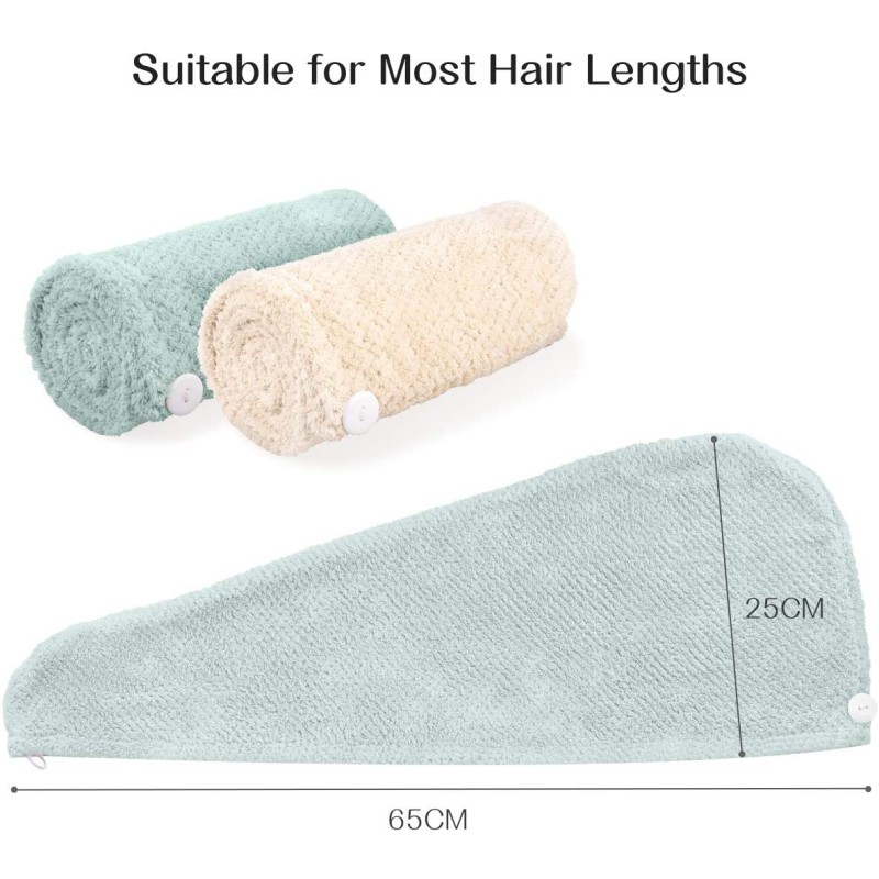 Hair Towel Manufacturer - OEM Custom Microfiber Hair Turban Towel