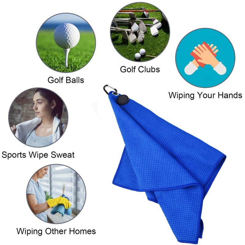 Golf Towel Manufacturer - OEM Custom Magnetic Ball Cleaning Towel