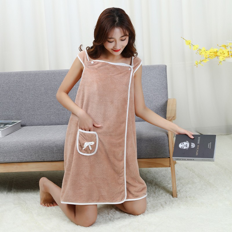 Bath Towel Factory - OEM Custom Wearable Bath Towel for Women