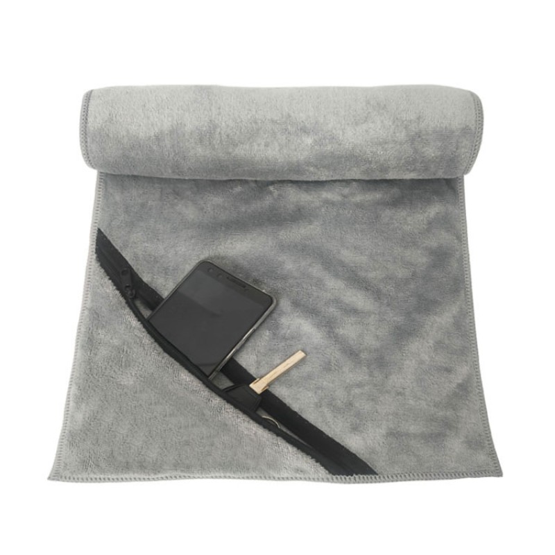 Sport Towel Factory - OEM Custom Zipper Pocket Fishing Towel