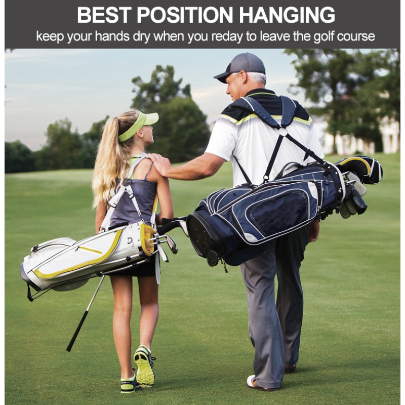 Golf Towel Manufacturer - OEM Custom Magnetic Waffle Golf Towel