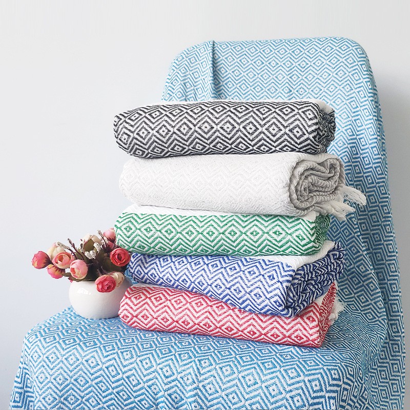 Beach Towel Factory - OEM Custom Cotton Peshtemals with Tassels