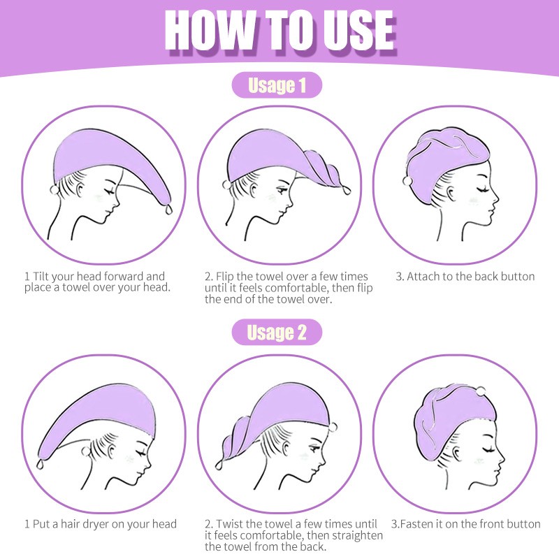 Hair Towel Manufacturer - OEM Custom Luxury Hair Turban Cap