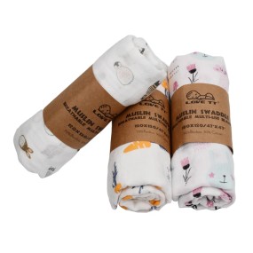 Baby Blanket Factory - OEM Custom Printed Cotton Swaddle Blanket