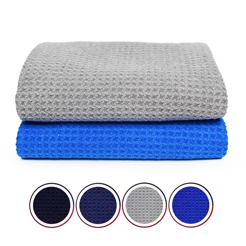 Golf Towel Manufacturer - OEM Custom Waffle Towel with Clip