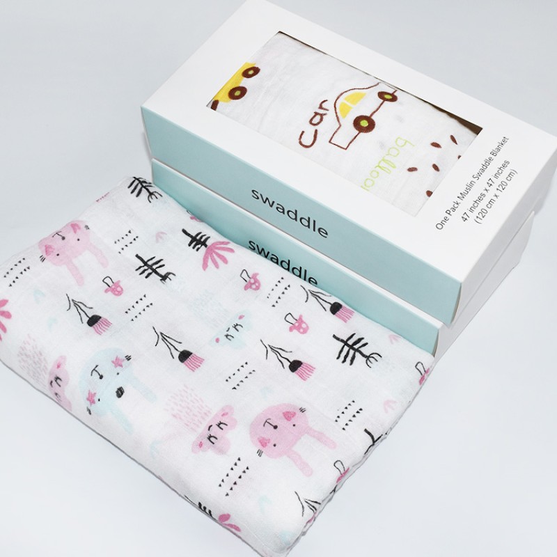 Baby Blanket Manufacturer - OEM Custom 2 Layers Muslin Blanket