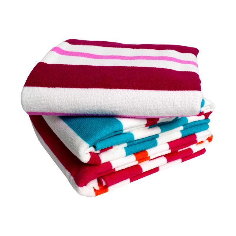 Beach Towel Manufacturer - OEM Custom Eco-friendly Striped Towel