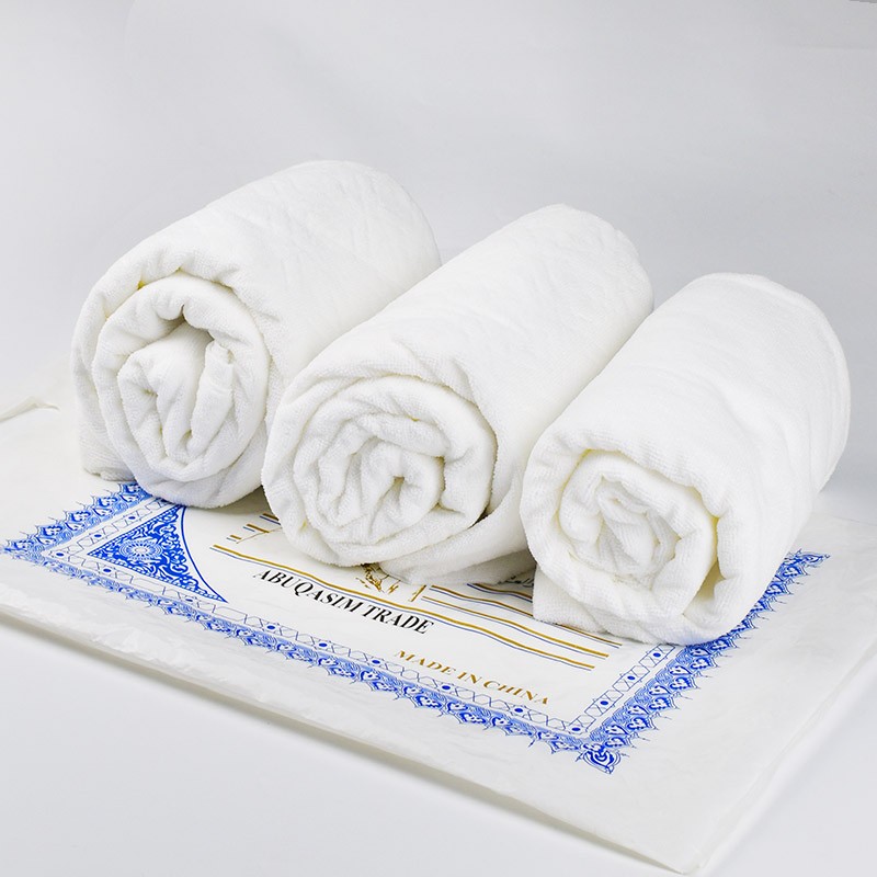 Muslim Towel Factory - OEM Custom Polyester Jacquard Ihram Towel