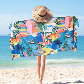 Beach Towel Manufacturer - OEM Custom Digital Printed Microfiber Towel