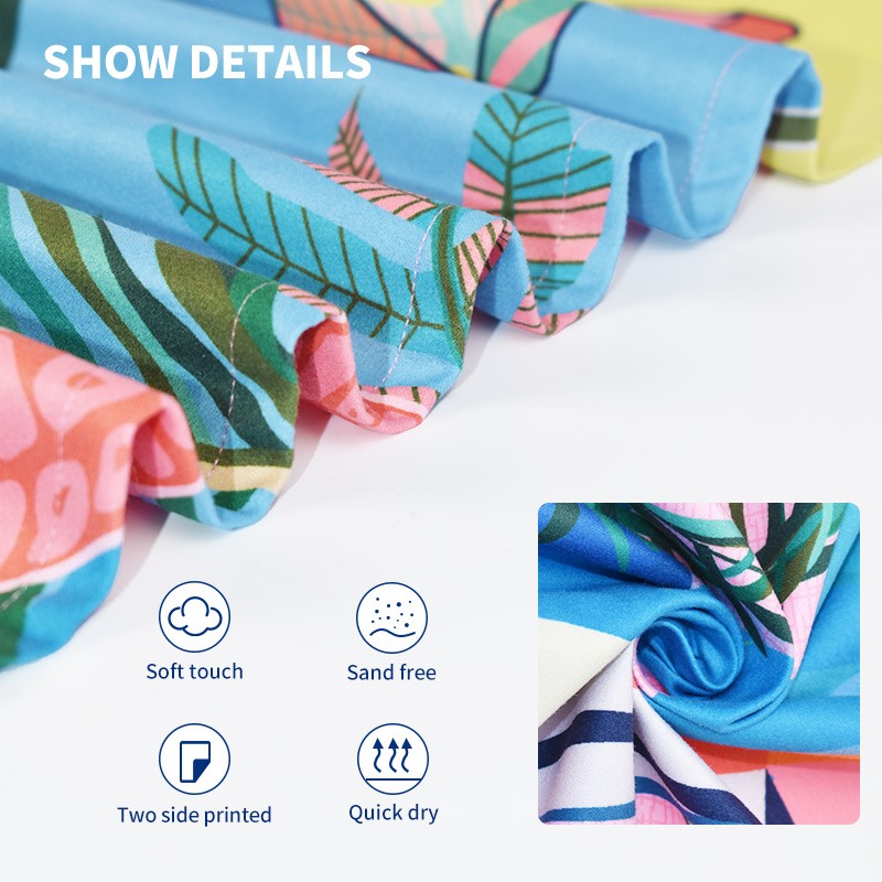 Beach Towel Factory - OEM Custom Woven Microfiber Full Printed Towel