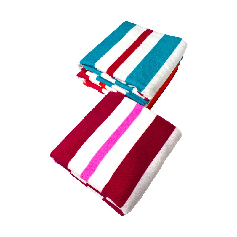 Beach Towel Manufacturer - OEM Custom Eco-friendly Striped Towel