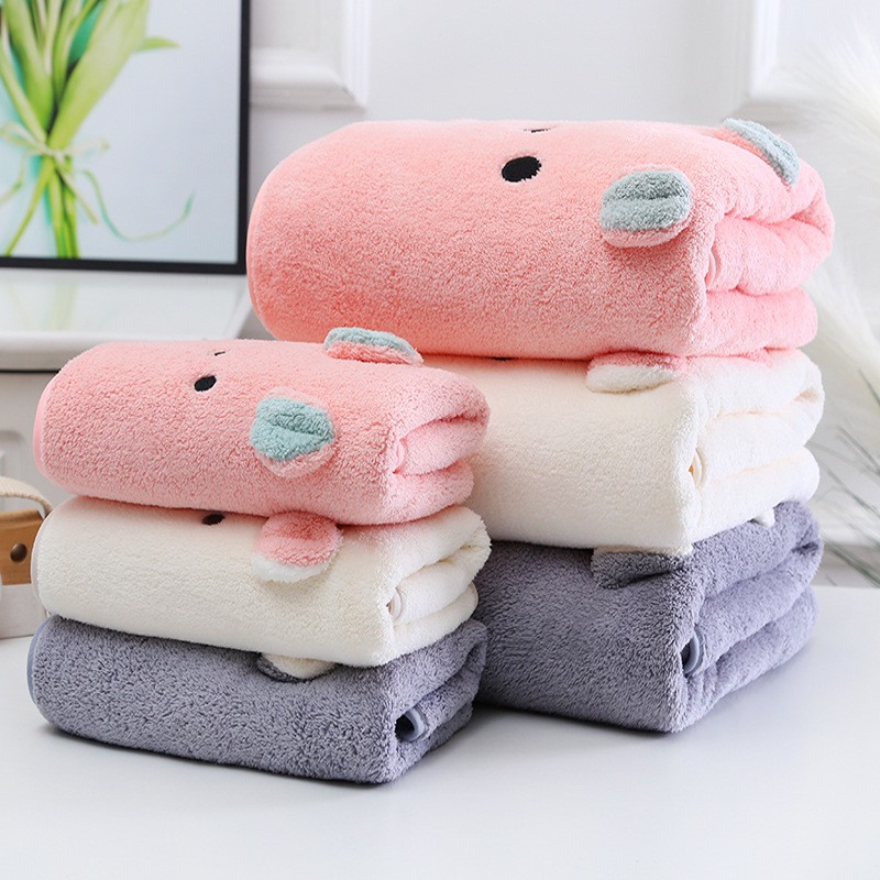 Bath Towel Manufacturer - OEM Custom Animal Kids Bath Towel Set