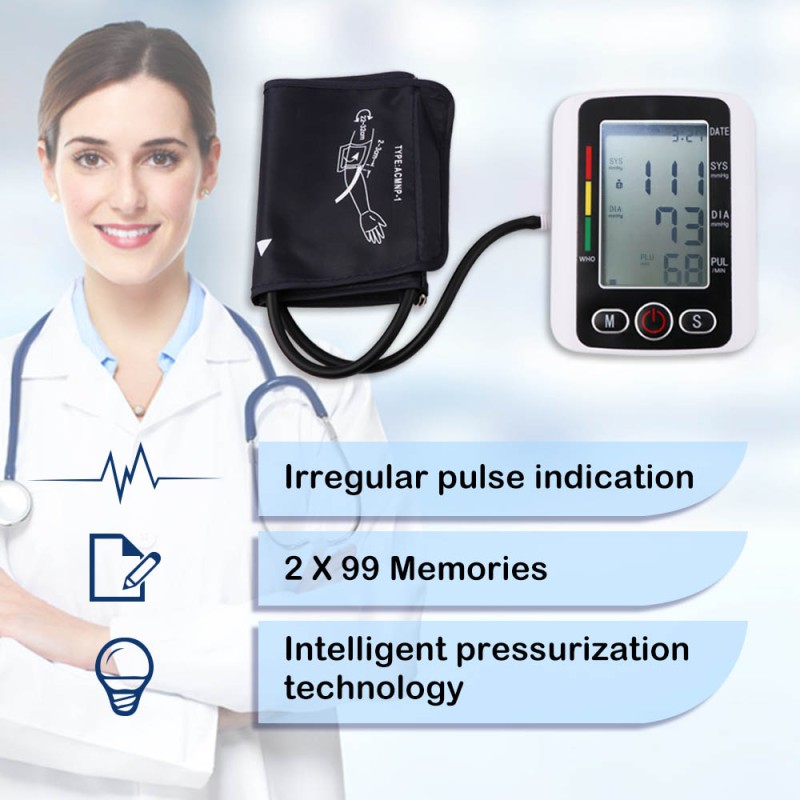 Blood Pressure Monitor Factory - OEM Custom Full Automatic Digital Monitor