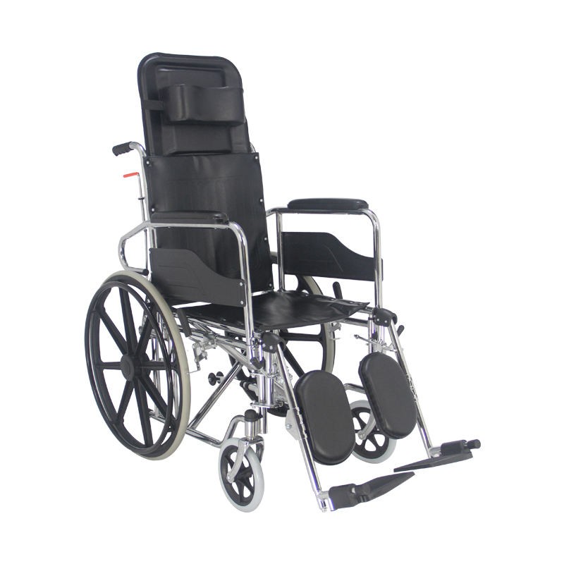 Steel Wheelchair Factory - OEM Custom Reclining Wheelchair for Disabled