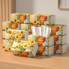 Facial Tissue Manufacturer - Pure White 4D Embossing 280 Sheet