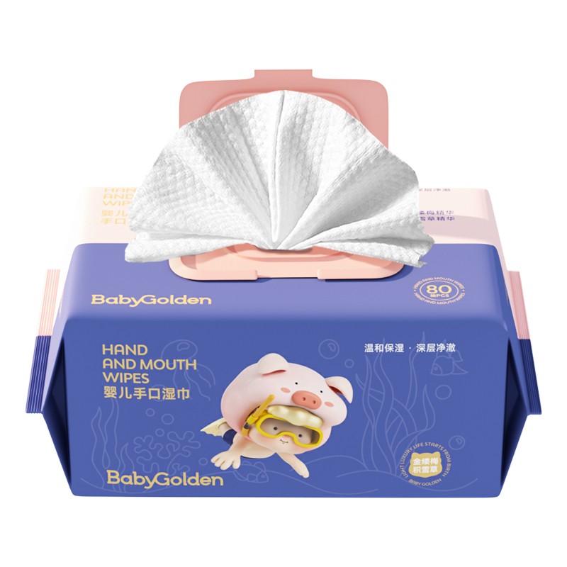 Baby Wet Wipes Supplier - Alcohol-free 3D Honeycomb Embossing