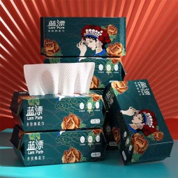 Cotton Tissue Supplier - Wood Pulp Polyester Fiber 50 Sheet