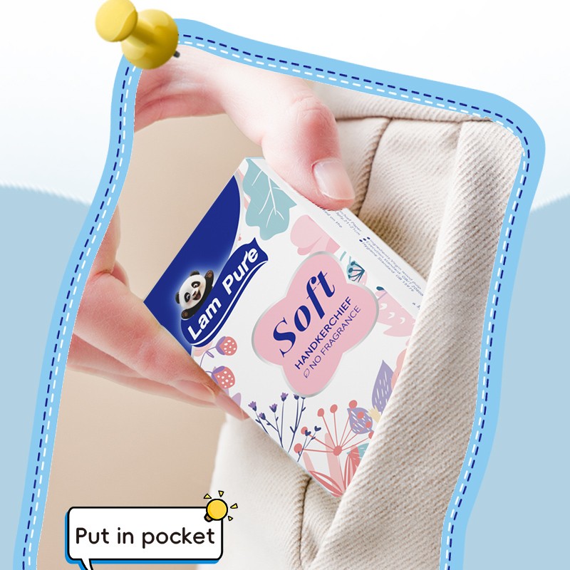 Mini Pocket Tissue Manufacturer - 3ply Individual Wrapped Travel