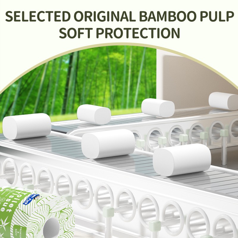 Bamboo Toilet Paper Manufacturer - 3Ply Plastics Free Wholesale