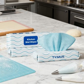 Kitchen Wipes Factory - OEM Custom Reusable Leaf Pattern Wipes