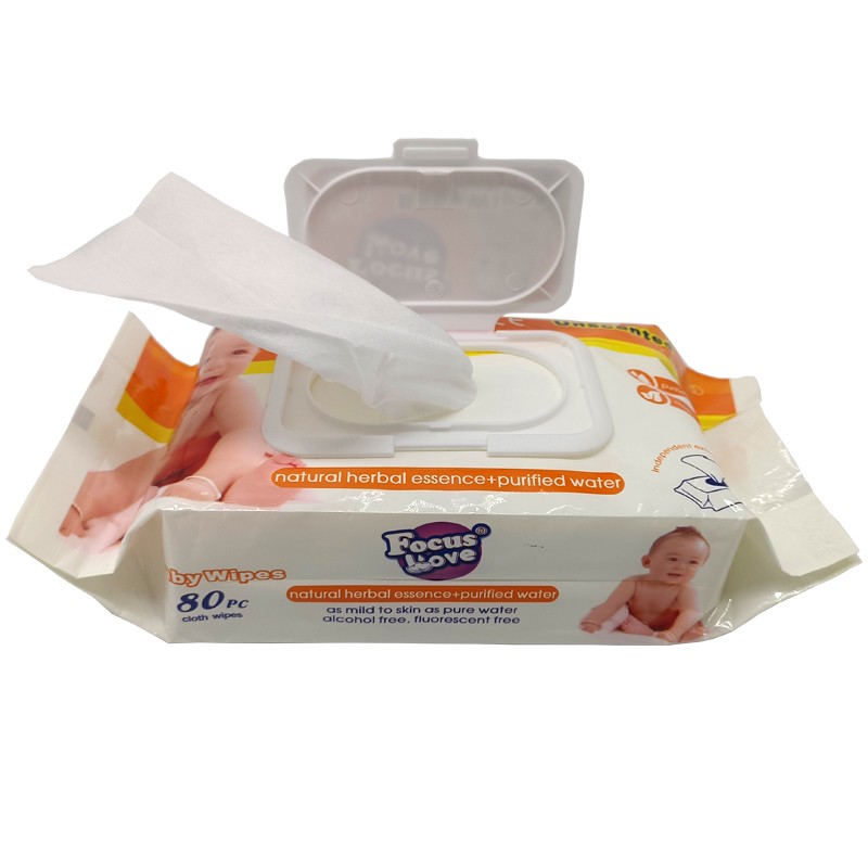 Baby Wipes Manufacturer - Disposable Spunlace Cleansing Wipes 15x20cm Bulk Pack
