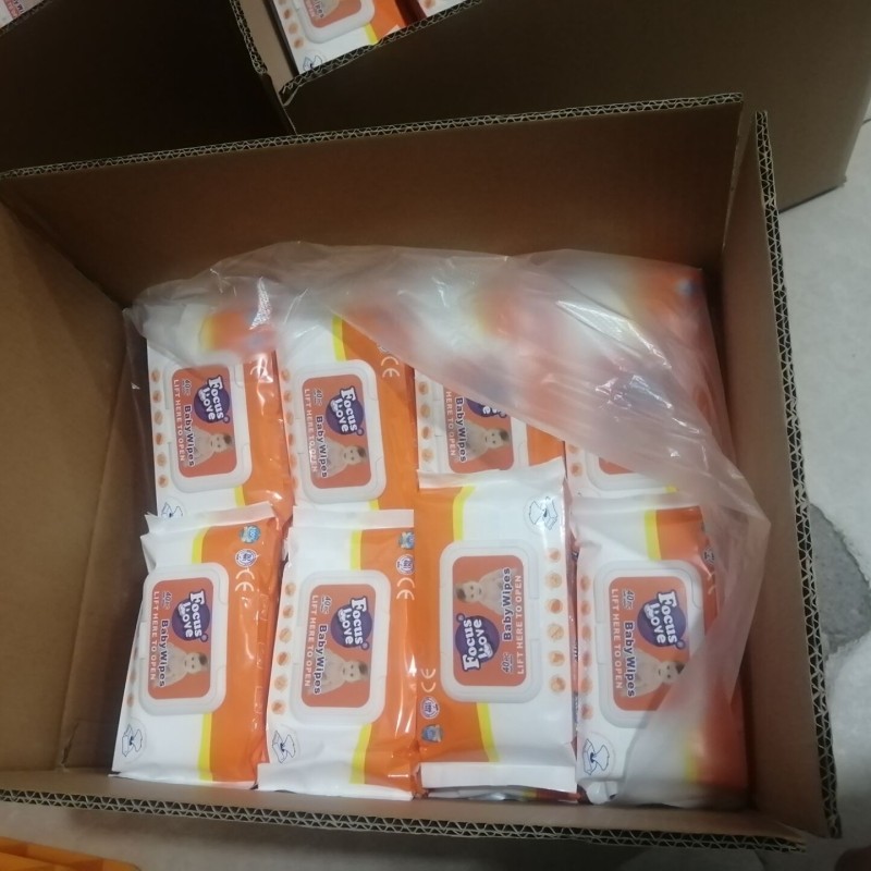 Baby Wipes Manufacturer - Disposable Spunlace Cleansing Wipes 15x20cm Bulk Pack